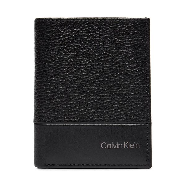 Calvin Klein Velika moška denarnica Calvin Klein Subtle Mix Bifold 6Cc W/Coin K50K511667 Ck Black BEH