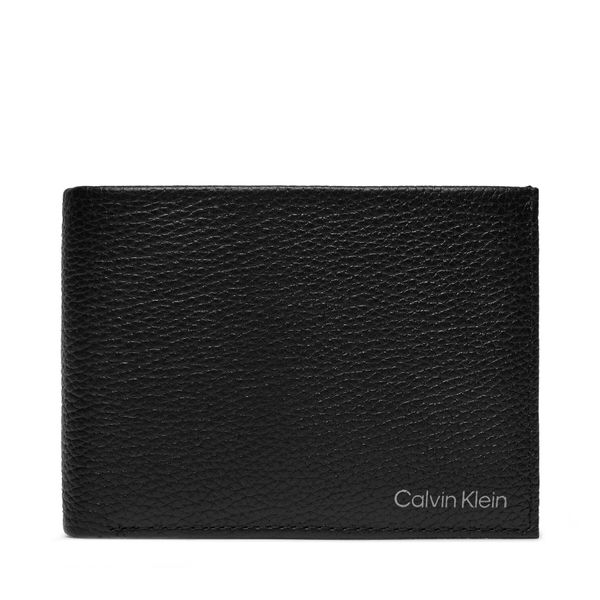 Calvin Klein Velika moška denarnica Calvin Klein Warmth Bifold 5Cc W/ Coin L K50K507896 Črna