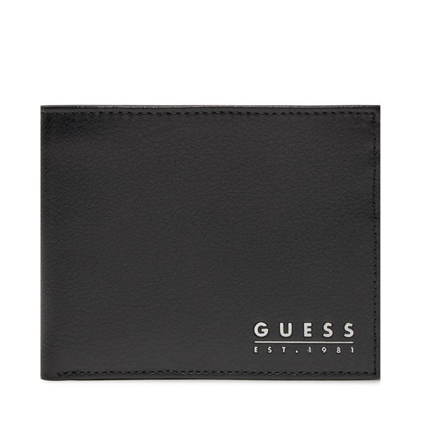 Guess Velika moška denarnica Guess Fidenza Slg SMFIDA LEA20 Črna