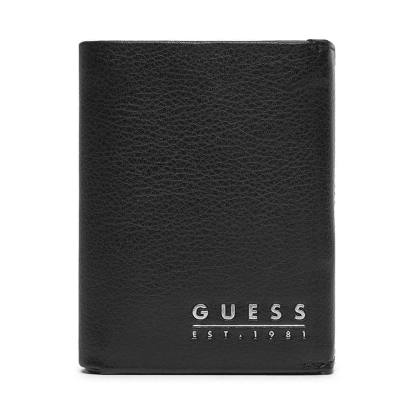 Guess Velika moška denarnica Guess SMMETL LEA65 Črna