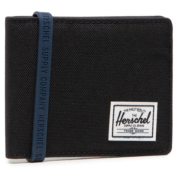 Herschel Velika moška denarnica Herschel Roy + 10363-00165 Črna