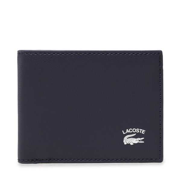 Lacoste Velika moška denarnica Lacoste S Billfold NH4014PN Mornarsko modra