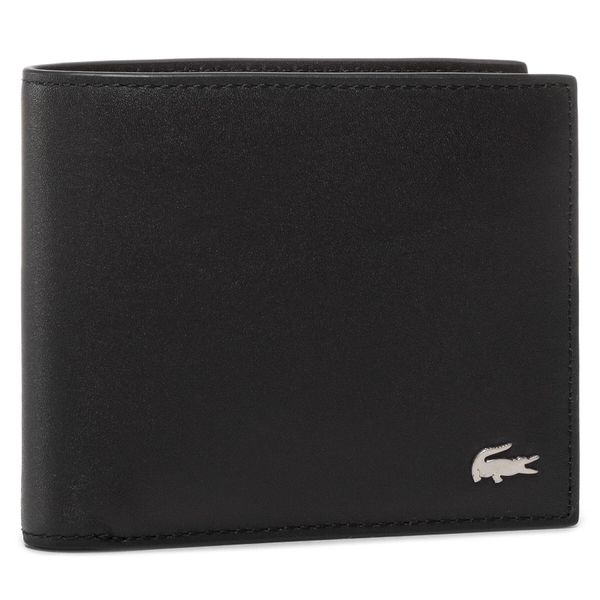Lacoste Velika moška denarnica Lacoste Small Billfold NH1115FG Black 000