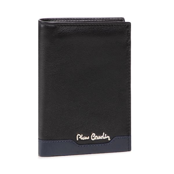Pierre Cardin Velika moška denarnica Pierre Cardin TILAK37 326 Nero/Blu