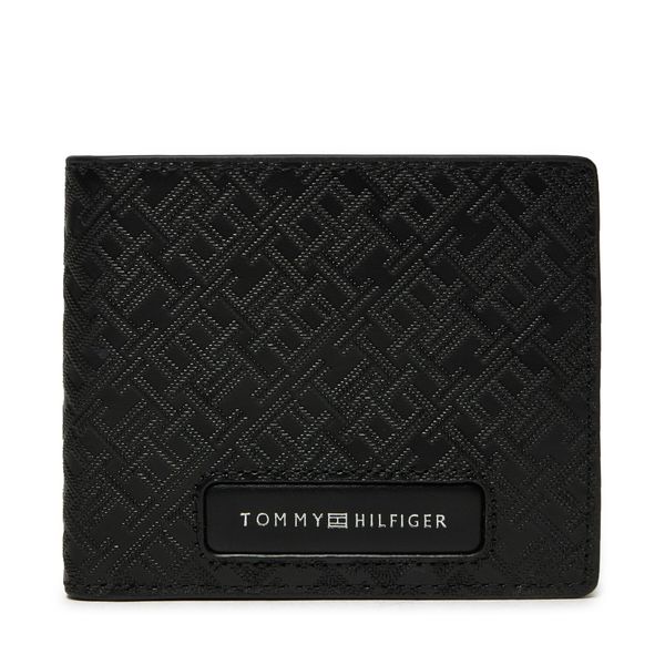 Tommy Hilfiger Velika moška denarnica Tommy Hilfiger AM0AM13027 Črna