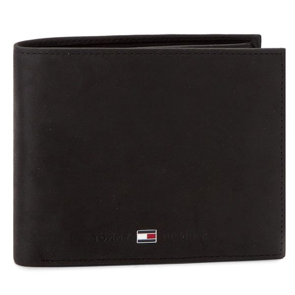 Tommy Hilfiger Velika moška denarnica Tommy Hilfiger Johnson Trifold AM0AM00665 Črna