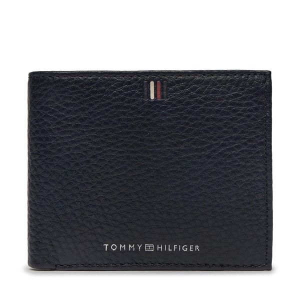 Tommy Hilfiger Velika moška denarnica Tommy Hilfiger Th Central Cc And Coin AM0AM11855 Space Blue DW6