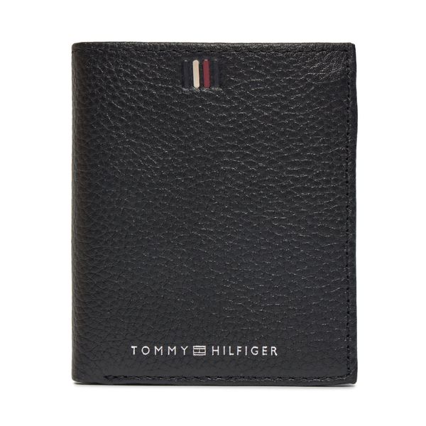 Tommy Hilfiger Velika moška denarnica Tommy Hilfiger Th Central Trifold AM0AM11851 Black BDS