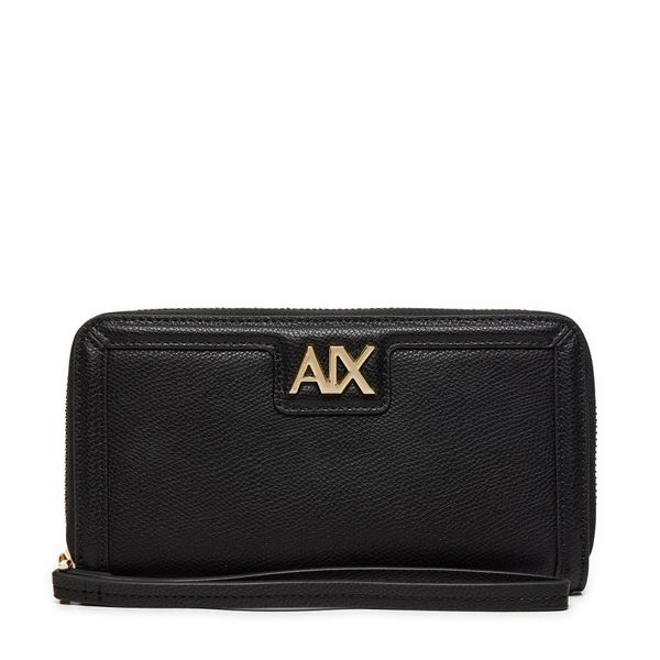 Armani Exchange Velika ženska denarnica Armani Exchange 948451 4R731 Črna