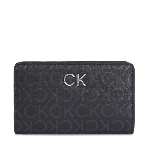 Calvin Klein Velika ženska denarnica Calvin Klein Ck Daily Bifold Wallet_Epi Mono K60K611918 Black Epi Mono 0GJ