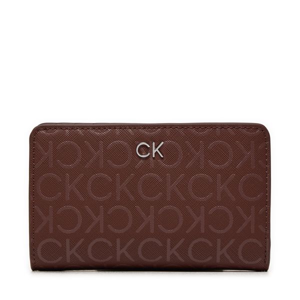 Calvin Klein Velika ženska denarnica Calvin Klein Ck Daily Md K60K612683 Rjava