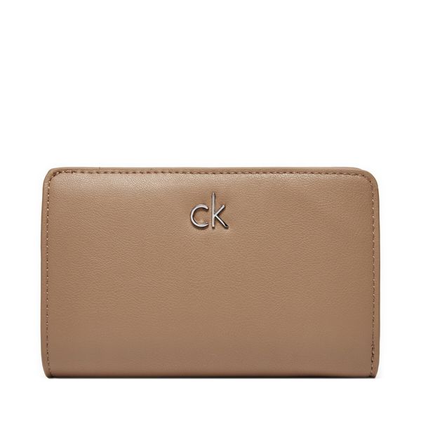 Calvin Klein Velika ženska denarnica Calvin Klein Ck Daily Medium Bifold_Pbl K60K613075 Bež