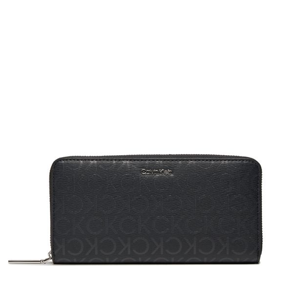 Calvin Klein Velika ženska denarnica Calvin Klein Ck Must Lg Z/A Wallet_Epi Mono K60K611938 Črna