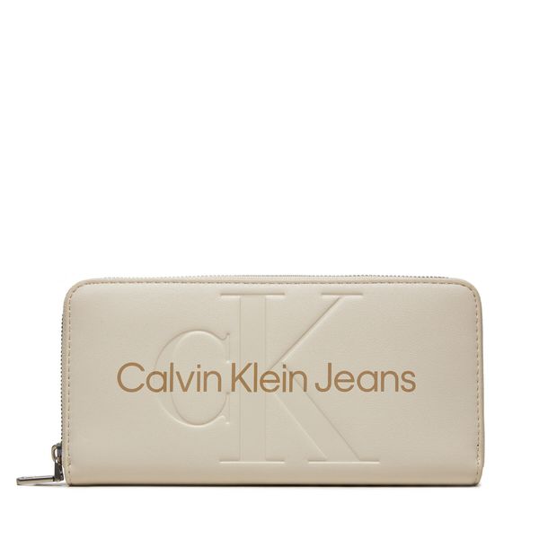 Calvin Klein Jeans Velika ženska denarnica Calvin Klein Jeans K60K607634 Écru
