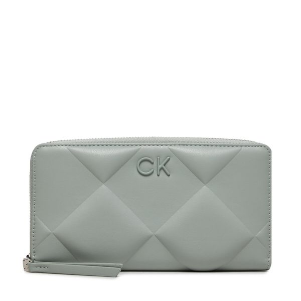 Calvin Klein Velika ženska denarnica Calvin Klein Quilt K60K611782 Siva