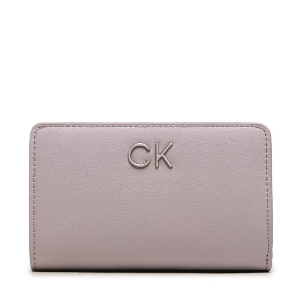 Calvin Klein Velika ženska denarnica Calvin Klein Re-Lock Bifold French Wallet Pbl K60K610962 Vijolična