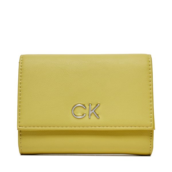 Calvin Klein Velika ženska denarnica Calvin Klein Re-Lock Trifold Md K60K608994 Citrus ZAV