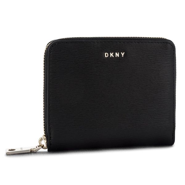 DKNY Velika ženska denarnica DKNY Bryant Sm Zip Around R8313656 Blk/Gold BGD
