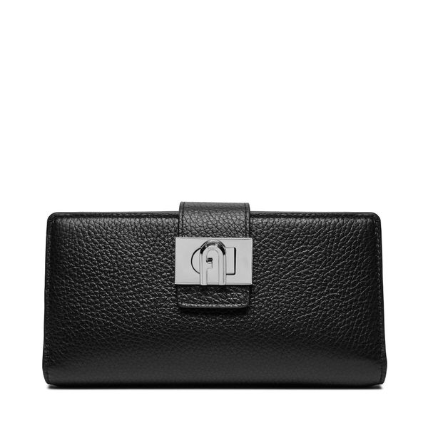 Furla Velika ženska denarnica Furla 1927 Continental Wallet Bifold Soft WP00425-HSF000-O6000-1007 Črna