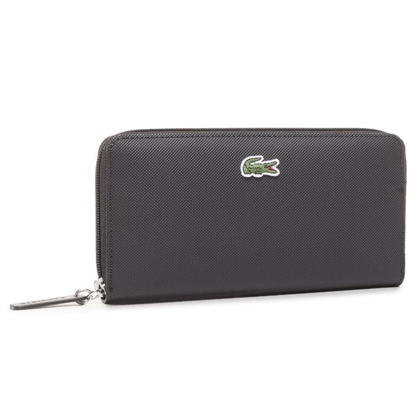 Lacoste Velika ženska denarnica Lacoste L Zip Wallet NF2900PO Črna