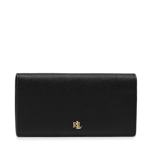 LAUREN RALPH LAUREN Velika ženska denarnica Lauren Ralph Lauren Slim Wallet Wlt Med 432802917009 Črna