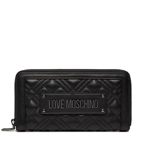 LOVE MOSCHINO Velika ženska denarnica LOVE MOSCHINO JC5600PP0ILA000A Črna