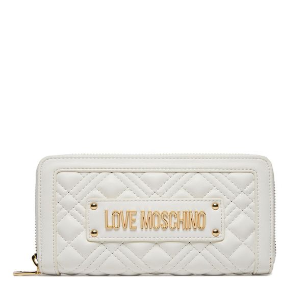 LOVE MOSCHINO Velika ženska denarnica LOVE MOSCHINO JC5600PP0ILA0100 Bela