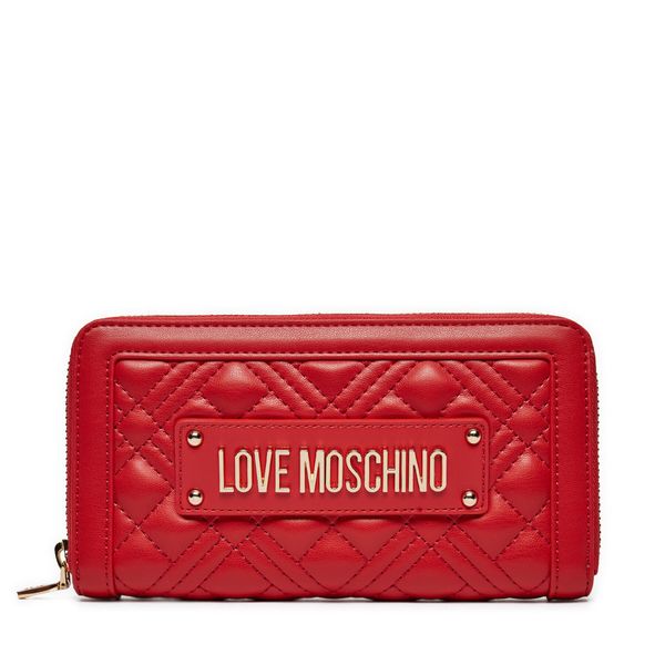 LOVE MOSCHINO Velika ženska denarnica LOVE MOSCHINO JC5600PP1LLA0500 Rdeča