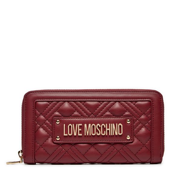 LOVE MOSCHINO Velika ženska denarnica LOVE MOSCHINO JC5600PP1LLA0552 Bordo rdeča