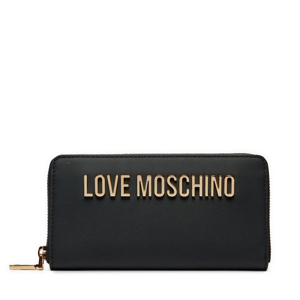 LOVE MOSCHINO Velika ženska denarnica LOVE MOSCHINO JC5611PP1LKD0000 Črna