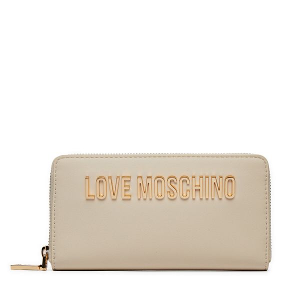 LOVE MOSCHINO Velika ženska denarnica LOVE MOSCHINO JC5611PP1LKD0110 Écru