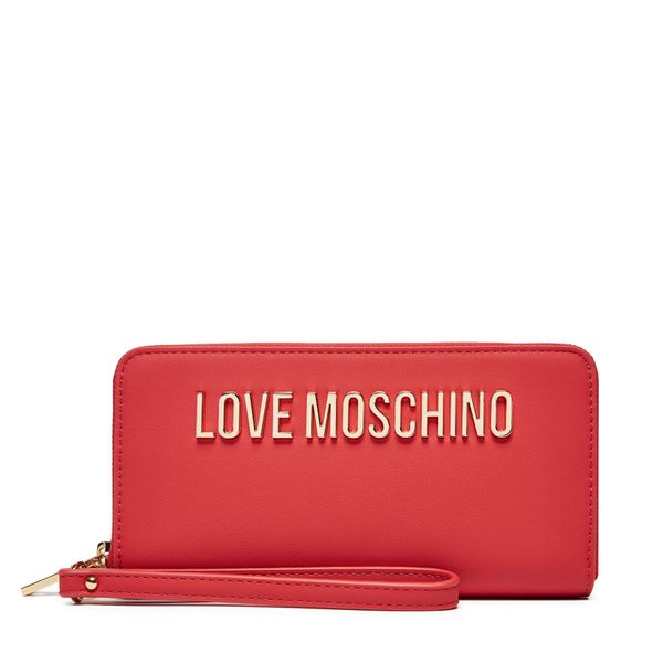 LOVE MOSCHINO Velika ženska denarnica LOVE MOSCHINO JC5620PP1LKD0500 Rdeča