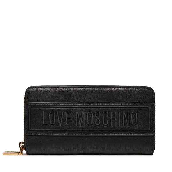 LOVE MOSCHINO Velika ženska denarnica LOVE MOSCHINO JC5640PP0IKG100A Nero