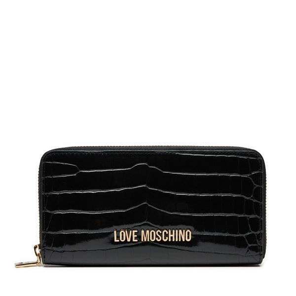 LOVE MOSCHINO Velika ženska denarnica LOVE MOSCHINO JC5700PP0LKJ0000 Črna