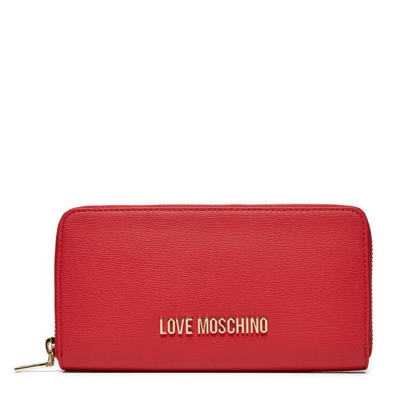 LOVE MOSCHINO Velika ženska denarnica LOVE MOSCHINO JC5700PP0LLD0500 Rdeča