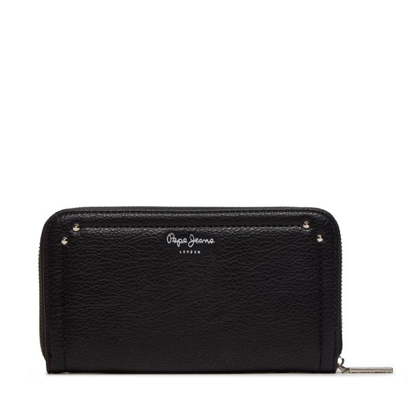 Pepe Jeans Velika ženska denarnica Pepe Jeans Crisha Wallet PL070244 Črna