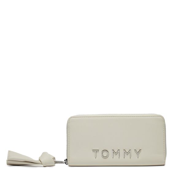 Tommy Jeans Velika ženska denarnica Tommy Jeans Tjw Bold Large Za AW0AW16389 Écru