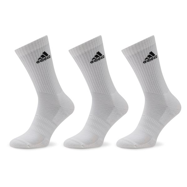 adidas Visoke nogavice Unisex adidas Cushioned Crew Socks 3 Pairs HT3446 Bela