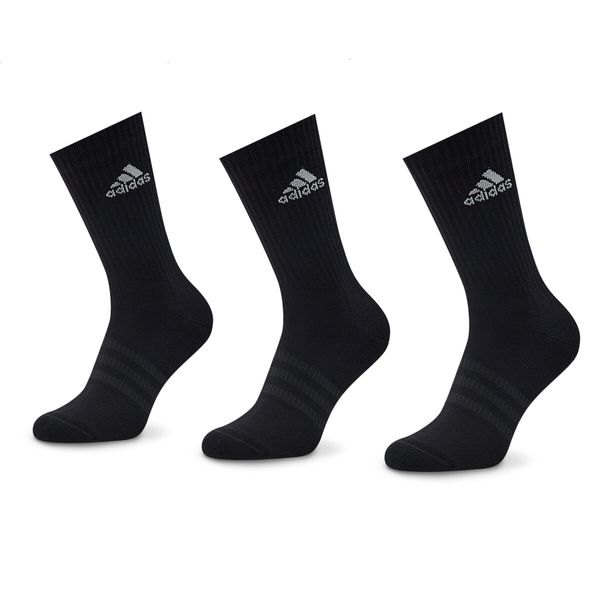 adidas Visoke nogavice Unisex adidas Cushioned Crew Socks 3 Pairs IC1310 Črna