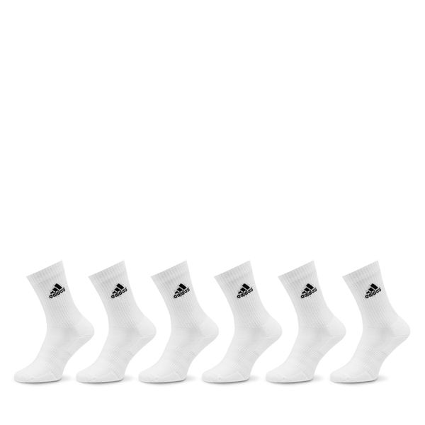 adidas Visoke nogavice Unisex adidas Cushioned Sportswear Crew Socks 6 Pairs HT3453 Bela