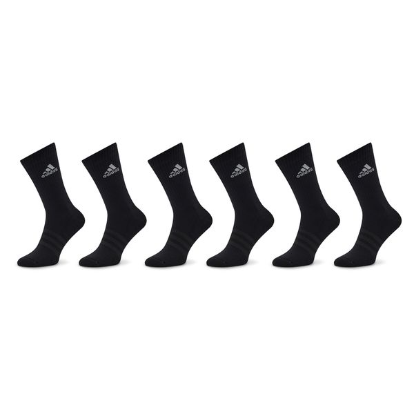 adidas Visoke nogavice Unisex adidas Cushioned Sportswear Crew Socks 6 Pairs IC1316 Črna