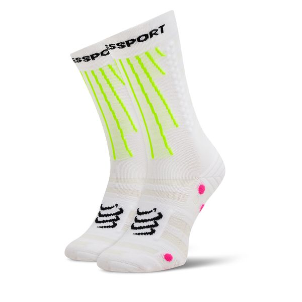 Compressport Visoke nogavice Unisex Compressport Aero XU00054B Bela