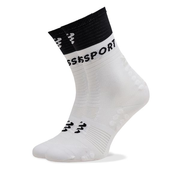 Compressport Visoke nogavice Unisex Compressport Mid Compression V 2.0 SQTU3540002 Bela