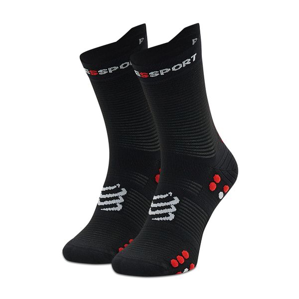 Compressport Visoke nogavice Unisex Compressport Pro Racing Socks V4.0 Run High XU00046B_906 Črna