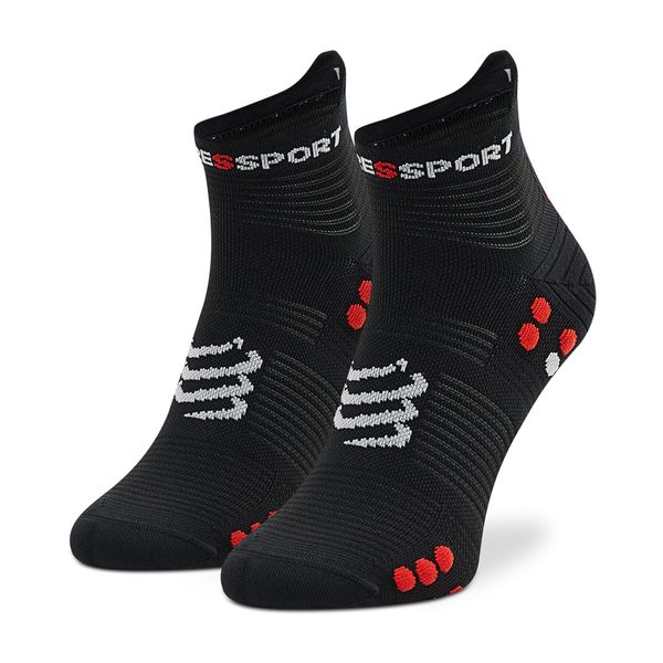 Compressport Visoke nogavice Unisex Compressport Pro Racing Socks V4.0 Run Low XU00047B_906 Črna