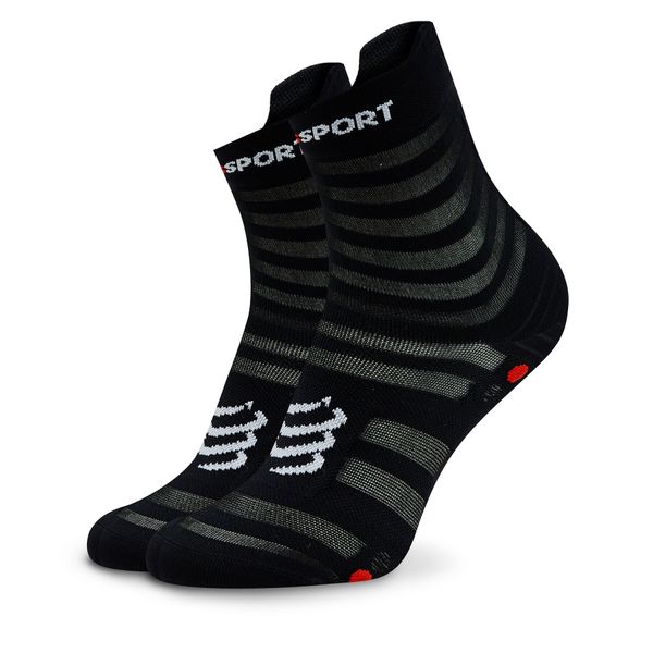 Compressport Visoke nogavice Unisex Compressport Pro Racing Socks V4.0 Ultralight Run High XU00050B Črna