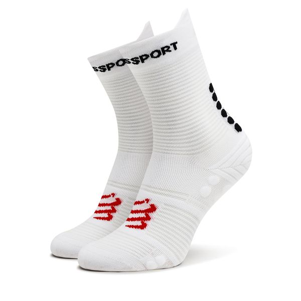 Compressport Visoke nogavice Unisex Compressport Pro Racing V4.0 Run High XU00046B Bela