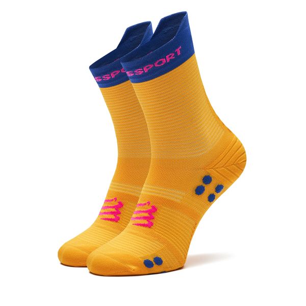 Compressport Visoke nogavice Unisex Compressport Pro Racing V4.0 Run High XU00046B Rumena