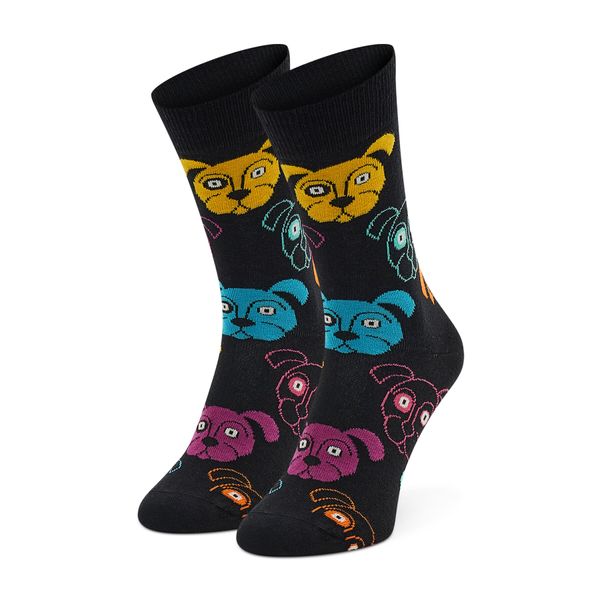 Happy Socks Visoke nogavice Unisex Happy Socks DOG01-9050 Črna