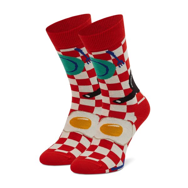 Happy Socks Visoke nogavice Unisex Happy Socks EBI01-4300 Rdeča